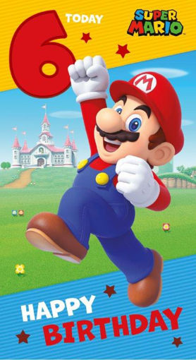 Picture of 6 TODAY SUPER MARIO CARD